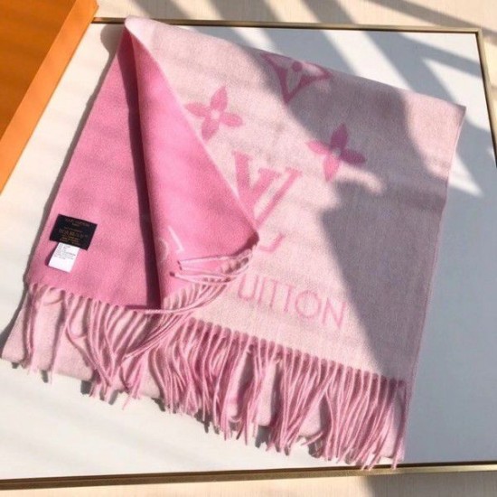 Replica Louis Vuitton Pink Reykjavik Scarf M76066