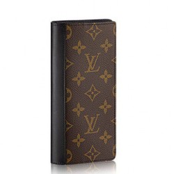Replica Louis Vuitton  Tanon Wallet Monogram Macassar M93800