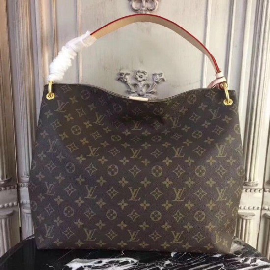 Replica Louis Vuitton Graceful MM Bag Monogram Canvas M43704 Replica Louis Vuitton Graceful MM Bag Monogram Canvas M43704