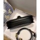 Replica Christian Dior Bobby East-west Bag Black Replica Christian Dior Bobby East-west Bag Black