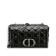 Replica Christian Dior Medium Dior Caro Bag Black Replica Christian Dior Medium Dior Caro Bag Black