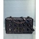 Replica Christian Dior Medium Dior Caro Bag Black Replica Christian Dior Medium Dior Caro Bag Black