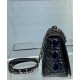 Replica Christian Dior Medium Dior Caro Bag Black Replica Christian Dior Medium Dior Caro Bag Black