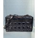 Replica Christian Dior Medium Dior Caro Bag Black Replica Christian Dior Medium Dior Caro Bag Black