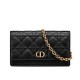 Replica Christian Dior Caro Belt Pouch With Chain Bag Black Fake Christian Dior Caro Belt Pouch With Chain Bag Black Replica