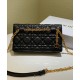 Replica Christian Dior Caro Belt Pouch With Chain Bag Black Fake Christian Dior Caro Belt Pouch With Chain Bag Black Replica