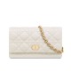 Replica Christian Dior Caro Belt Pouch With Chain Bag Cream Replica Christian Dior Caro Belt Pouch With Chain Bag Cream