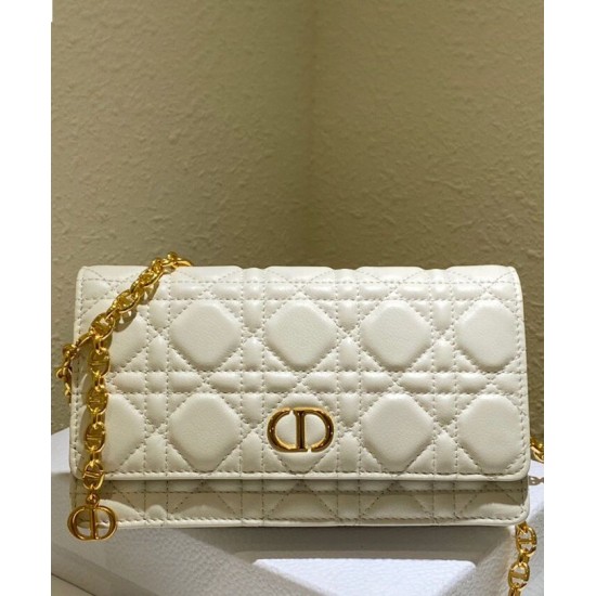 Replica Christian Dior Caro Belt Pouch With Chain Bag Cream Replica Christian Dior Caro Belt Pouch With Chain Bag Cream