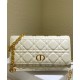 Replica Christian Dior Caro Belt Pouch With Chain Bag Cream Replica Christian Dior Caro Belt Pouch With Chain Bag Cream