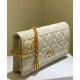 Replica Christian Dior Caro Belt Pouch With Chain Bag Cream Replica Christian Dior Caro Belt Pouch With Chain Bag Cream