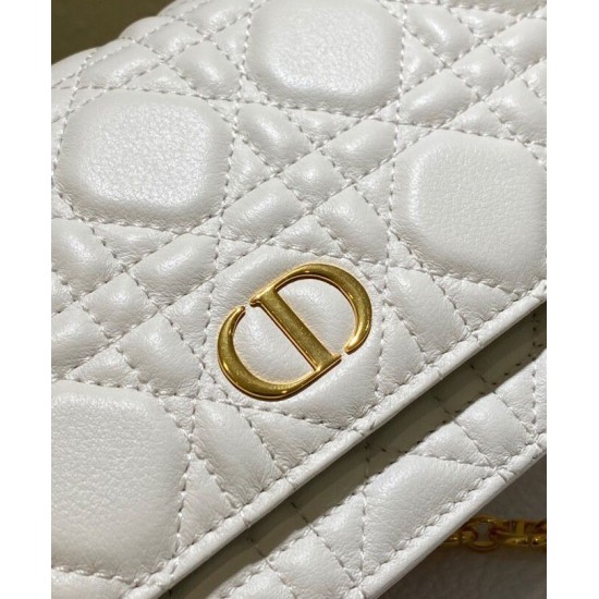 Replica Christian Dior Caro Belt Pouch With Chain Bag Cream Replica Christian Dior Caro Belt Pouch With Chain Bag Cream