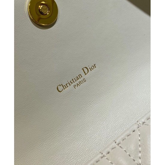 Replica Christian Dior Caro Belt Pouch With Chain Bag Cream Replica Christian Dior Caro Belt Pouch With Chain Bag Cream