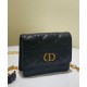 Fake Christian Dior Mini Caro Pouch With Chain Black Replica Replica Christian Dior Mini Caro Pouch With Chain Black