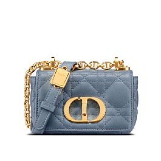 Fake Christian Dior Micro Dior Caro Bag Blue Replica Replica Christian Dior Micro Dior Caro Bag Blue