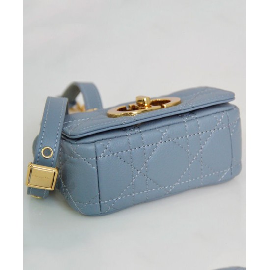 Fake Christian Dior Micro Dior Caro Bag Blue Replica Replica Christian Dior Micro Dior Caro Bag Blue