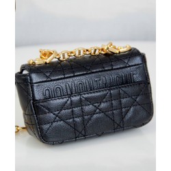 Replica Christian Dior Micro Dior Caro Bag Black Replica Christian Dior Micro Dior Caro Bag Black