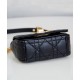 Replica Christian Dior Micro Dior Caro Bag Black Replica Christian Dior Micro Dior Caro Bag Black