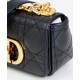 Replica Christian Dior Micro Dior Caro Bag Black Replica Christian Dior Micro Dior Caro Bag Black