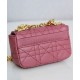 Fake Christian Dior Micro Dior Caro Bag Peachblow Replica Fake Christian Dior Micro Dior Caro Bag Peachblow Replica