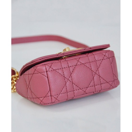 Fake Christian Dior Micro Dior Caro Bag Peachblow Replica Fake Christian Dior Micro Dior Caro Bag Peachblow Replica