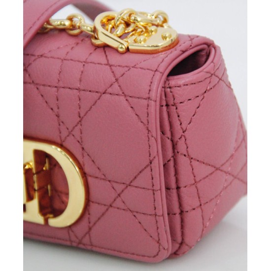 Fake Christian Dior Micro Dior Caro Bag Peachblow Replica Fake Christian Dior Micro Dior Caro Bag Peachblow Replica