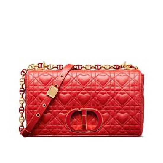 Replica Christian Dior Medium Dioramour Dior Caro Bag Red Fake Christian Dior Medium Dioramour Dior Caro Bag Red Replica