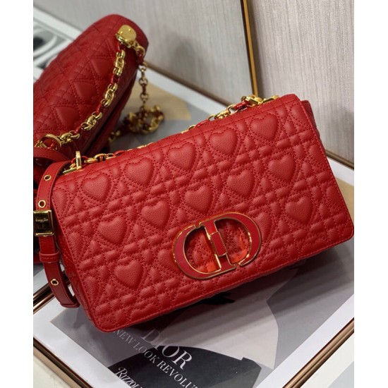 Replica Christian Dior Medium Dioramour Dior Caro Bag Red Fake Christian Dior Medium Dioramour Dior Caro Bag Red Replica