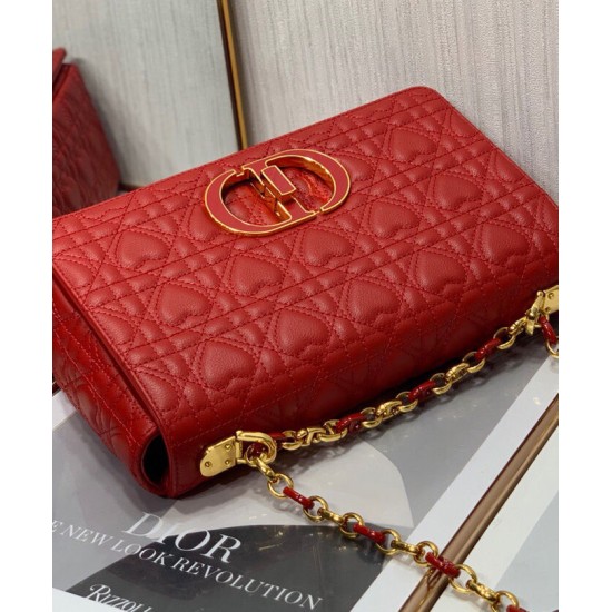 Replica Christian Dior Medium Dioramour Dior Caro Bag Red Fake Christian Dior Medium Dioramour Dior Caro Bag Red Replica