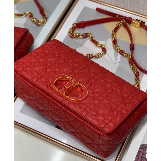 Replica Christian Dior Medium Dioramour Dior Caro Bag Red Fake Christian Dior Medium Dioramour Dior Caro Bag Red Replica