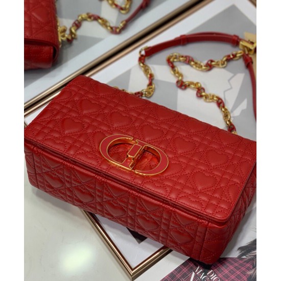 Replica Christian Dior Medium Dioramour Dior Caro Bag Red Fake Christian Dior Medium Dioramour Dior Caro Bag Red Replica