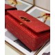 Replica Christian Dior Medium Dioramour Dior Caro Bag Red Fake Christian Dior Medium Dioramour Dior Caro Bag Red Replica