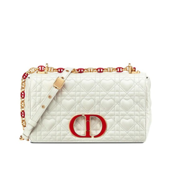 Replica Christian Dior Medium Dioramour Dior Caro Bag White Fake Christian Dior Medium Dioramour Dior Caro Bag White Replica