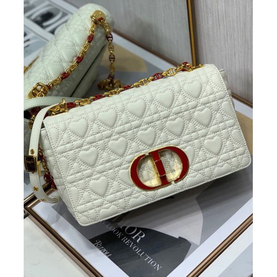 Replica Christian Dior Medium Dioramour Dior Caro Bag White Fake Christian Dior Medium Dioramour Dior Caro Bag White Replica