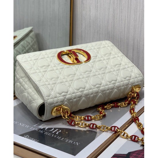 Replica Christian Dior Medium Dioramour Dior Caro Bag White Fake Christian Dior Medium Dioramour Dior Caro Bag White Replica