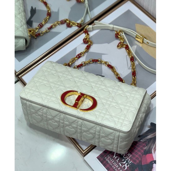 Replica Christian Dior Medium Dioramour Dior Caro Bag White Fake Christian Dior Medium Dioramour Dior Caro Bag White Replica