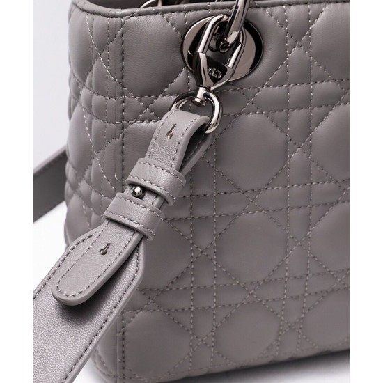 Replica Christian Dior Lady Dior My Abcdior Bag Gray Replica Christian Dior Lady Dior My Abcdior Bag Gray