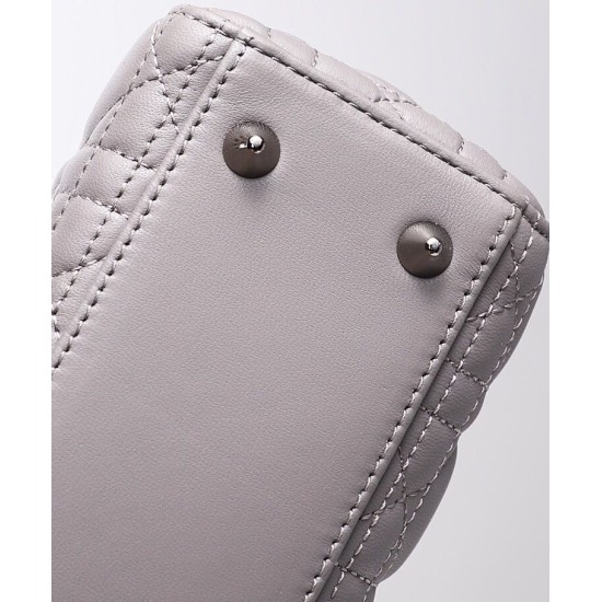 Replica Christian Dior Lady Dior My Abcdior Bag Gray Replica Christian Dior Lady Dior My Abcdior Bag Gray