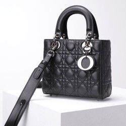 Replica Christian Dior Lady Dior My Abcdior Bag Black