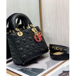 Fake Christian Dior Dioramour My Abcdior Lady Dior Bag Black Replica Replica Christian Dior Dioramour My Abcdior Lady Dior Bag Black
