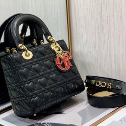 Replica Christian Dior Dioramour My Abcdior Lady Dior Bag Black
