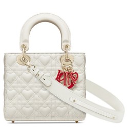 Replica Christian Dior Dioramour My Abcdior Lady Dior Bag Cream