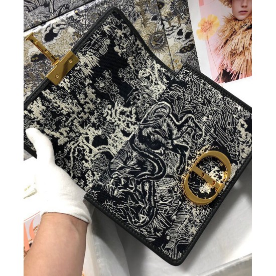 Replica Christian Dior 30 Montaigne Bag Dark Blue Replica Christian Dior 30 Montaigne Bag Dark Blue