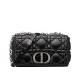 Replica Christian Dior Medium Dior Caro Bag Black Replica Christian Dior Medium Dior Caro Bag Black