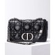 Replica Christian Dior Medium Dior Caro Bag Black Replica Christian Dior Medium Dior Caro Bag Black