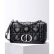 Replica Christian Dior Medium Dior Caro Bag Black Replica Christian Dior Medium Dior Caro Bag Black