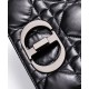 Replica Christian Dior Medium Dior Caro Bag Black Replica Christian Dior Medium Dior Caro Bag Black