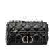 Replica Christian Dior Large Dior Caro Bag Black Replica Christian Dior Large Dior Caro Bag Black