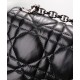 Replica Christian Dior Large Dior Caro Bag Black Replica Christian Dior Large Dior Caro Bag Black