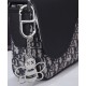 Replica Christian Dior Mini Saddle Messenger Bag Dark Blue Fake Christian Dior Mini Saddle Messenger Bag Dark Blue Replica