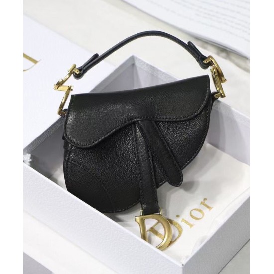 Fake Christian Dior Micro Saddle Bag Black Replica Fake Christian Dior Micro Saddle Bag Black Replica